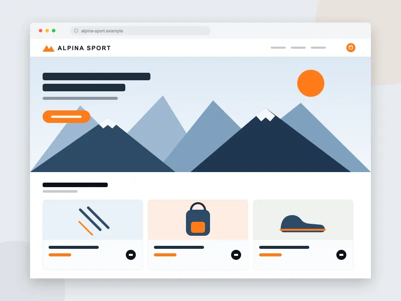 Refonte e-commerce — Alpina Sport